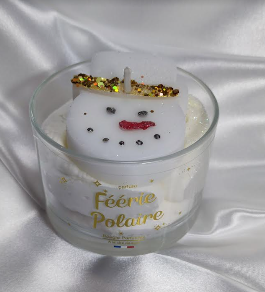 BOUGIE VERRINE GUIMAUVE NOEL 110Gr image